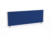 Impulse/Evolve Plus Bench Screen 1200 Silver Frame Blue Fabric