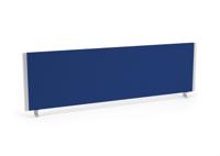 Impulse/Evolve Plus Bench Screen 1400 Silver Frame Blue Fabric