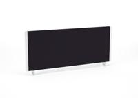 Impulse/Evolve Plus Bench Screen 1000 White Frame Black Fabric