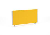 Impulse/Evolve Plus Bench Screen 800 Silver Frame Bespoke Senna Yellow Fabric