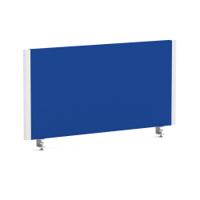 Impulse/Evolve Plus Bench Screen 800 White Frame Bespoke Stevia Blue Fabric