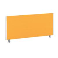 Impulse/Evolve Plus Bench Screen 1000 White Frame Bespoke Senna Yellow Fabric