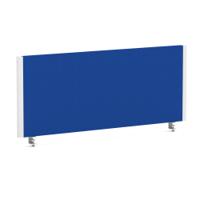 Impulse/Evolve Plus Bench Screen 1000 White Frame Bespoke Stevia Blue Fabric