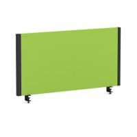 Impulse/Evolve Plus Bench Screen 800 Black Frame Bespoke Myrrh Green Fabric
