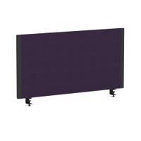Impulse/Evolve Plus Bench Screen 800 Black Frame Bespoke Tansy Purple Fabric