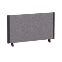 Impulse/Evolve Plus Bench Screen 800 Black Frame Bespoke Rivet Fuse Fabric