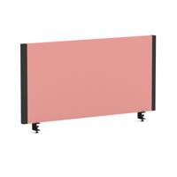 Impulse/Evolve Plus Bench Screen 800 Black Frame Bespoke Quest Shrimp Fabric