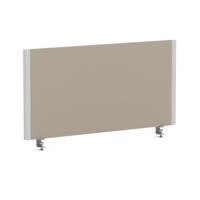 Impulse/Evolve Plus Bench Screen 800 Silver Frame Bespoke Quest Salt Fabric