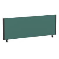 Impulse/Evolve Plus Bench Screen 1200 Black Frame Bespoke Quest Kelp Fabric