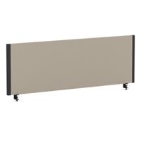 Impulse/Evolve Plus Bench Screen 1200 Black Frame Bespoke Quest Salt Fabric