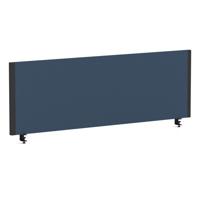 Impulse/Evolve Plus Bench Screen 1200 Black Frame Bespoke Quest Whelk Fabric