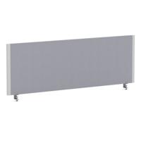 Impulse/Evolve Plus Bench Screen 1200 Silver Frame Bespoke Quest Shell Fabric