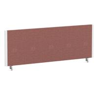 Impulse/Evolve Plus Bench Screen 1200 White Frame Bespoke Rivet Forge Fabric