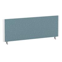 Impulse/Evolve Plus Bench Screen 1200 White Frame Bespoke Rivet Quench Fabric