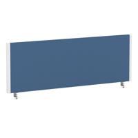 Impulse/Evolve Plus Bench Screen 1200 White Frame Bespoke Quest Limpet Fabric