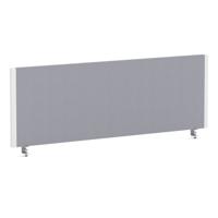Impulse/Evolve Plus Bench Screen 1200 White Frame Bespoke Quest Shell Fabric