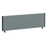 Impulse/Evolve Plus Bench Screen 1400 Black Frame Bespoke Rivet Tensile Fabric