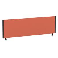 Impulse/Evolve Plus Bench Screen 1400 Black Frame Bespoke Quest Crab Fabric