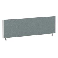 Impulse/Evolve Plus Bench Screen 1400 Silver Frame Bespoke Rivet Tensile Fabric
