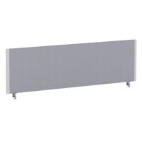 Impulse/Evolve Plus Bench Screen 1400 Silver Frame Bespoke Quest Shell Fabric