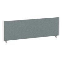 Impulse/Evolve Plus Bench Screen 1400 White Frame Bespoke Rivet Tensile Fabric