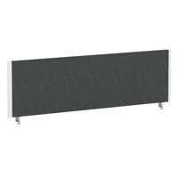 Impulse/Evolve Plus Bench Screen 1400 White Frame Bespoke Quest Mussel Fabric