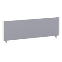 Impulse/Evolve Plus Bench Screen 1400 White Frame Bespoke Quest Shell Fabric