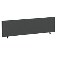 Impulse/Evolve Plus Bench Screen 1600 Black Frame Bespoke Quest Mussel Fabric