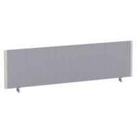 Impulse/Evolve Plus Bench Screen 1600 Silver Frame Bespoke Quest Shell Fabric