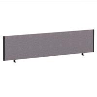 Impulse/Evolve Plus Bench Screen 1800 Black Frame Bespoke Rivet Fuse Fabric