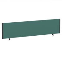 Impulse/Evolve Plus Bench Screen 1800 Black Frame Bespoke Quest Kelp Fabric