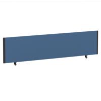 Impulse/Evolve Plus Bench Screen 1800 Black Frame Bespoke Quest Limpet Fabric