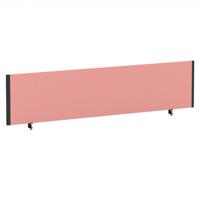 Impulse/Evolve Plus Bench Screen 1800 Black Frame Bespoke Quest Shrimp Fabric