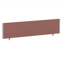 Impulse/Evolve Plus Bench Screen 1800 Silver Frame Bespoke Rivet Forge Fabric