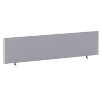 Impulse/Evolve Plus Bench Screen 1800 Silver Frame Bespoke Quest Shell Fabric