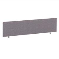 Impulse/Evolve Plus Bench Screen 1800 White Frame Bespoke Rivet Fuse Fabric