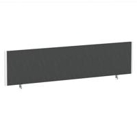 Impulse/Evolve Plus Bench Screen 1800 White Frame Bespoke Quest Mussel Fabric