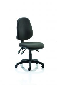 Eclipse III Lever Task Operator Chair Black Without Arms