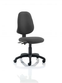 Eclipse III Lever Task Operator Chair Charcoal Without Arms