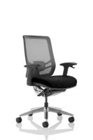 Ergo Click Chair Black Fabric Seat Black Mesh Back OP000250