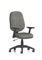 Eclipse Plus I Lever Task Operator Chair With Height Adjustable And Folding Arms Charcoal
