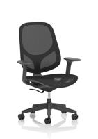 Tutti Mesh Task Operator Chair with Arms Nero