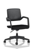 Cosmo Task Operator Chair Black Frame Black Seat
