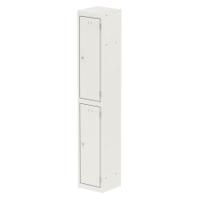 Qube Locker 2 Door 1800mm High White