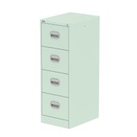 Qube 4 Drawer Filing Cabinet Peppermint Green
