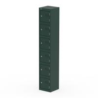 Qube Locker 6 Door 1800mm High British Racing Green