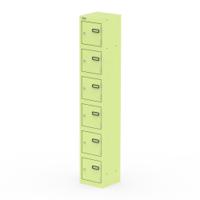 Qube Locker 6 Door 1800mm High Chlorophyll