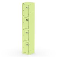 Qube Locker 4 Door 1800mm High Chlorophyll