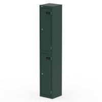 Qube Locker 2 Door 1800mm High British Racing Green