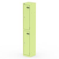 Qube Locker 2 Door 1800mm High Chlorophyll